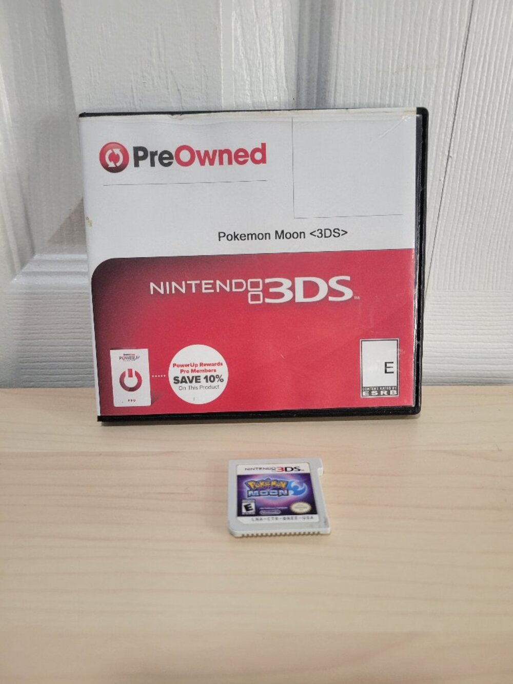 NINTENDO 3DS Pokémon Moon 2016 Authentic Game Cartridge- Not Tested Generic Case